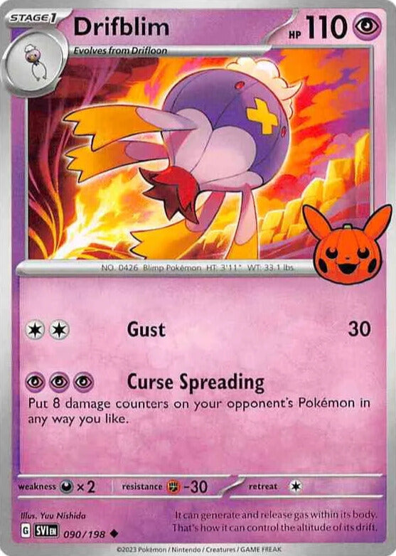 Scarlet & Violet Drifblim #90/198 Trick or Trade